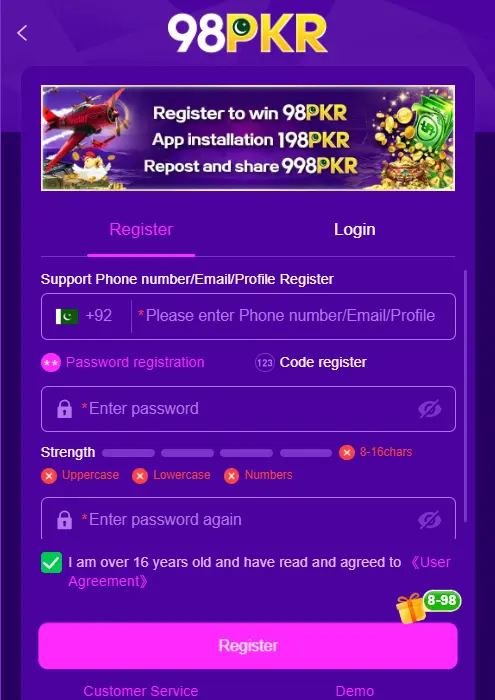98PKR